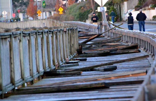 The Redondo boardwalk in Des Moines was damaged in November 2014. Repairs are expected to be complete by the end of this summer.