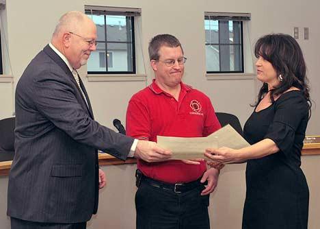 Fire District 37 commissioners Mike Denbo