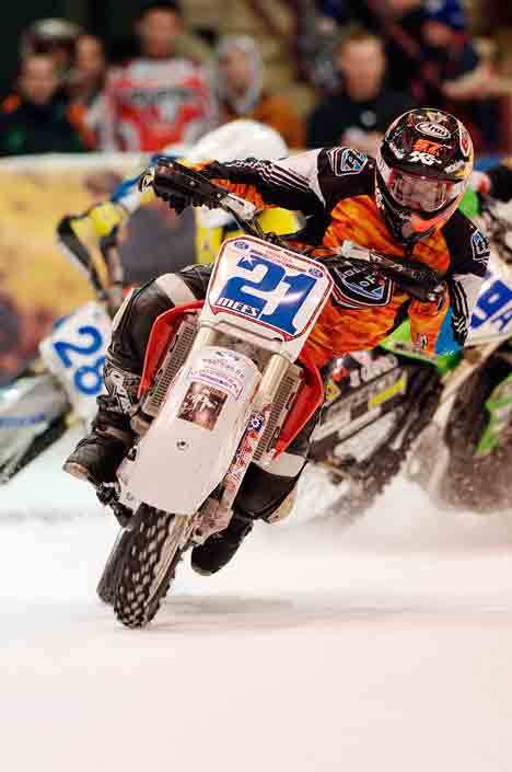 Professional races will compete on motorcycles as well as all-terrain vehicles at the World Championship Ice Racing Series Dec. 11 at the ShoWare Center.