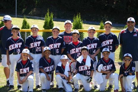Kent's 9-10 All-Star team took second at last week's state tournament in Shoreline. (Front row