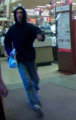 Kent Police are looking for this man in connection with a May 30 attempted robbery of the Panther Lake Safeway store.