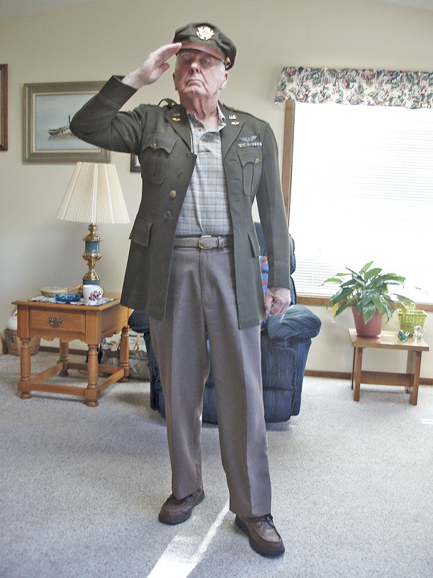 Eugene Weigant piloted a B-24 on 34 missions over Germany during World War II and was shot down once