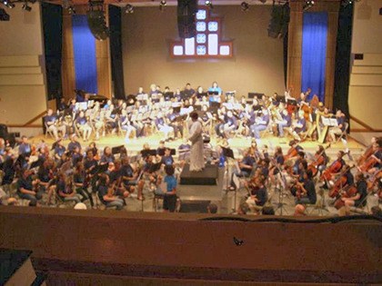 The Maple Valley Youth Symphony Orchestra perform last year's Summer Camp concert.