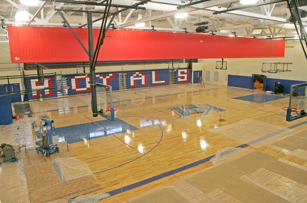 Kent-Meridian High School will unveil its new gym Sept. 14 at a grand opening celebration.