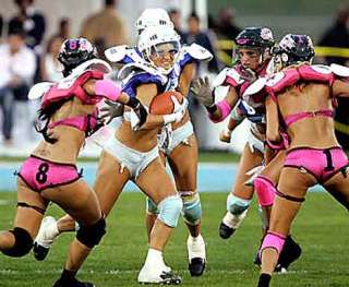 The Seattle Mist of the inaugural Lingerie Football League will play two home games at the ShoWare Center in Kent. Players shown above are competing in the annual Lingerie Bowl.