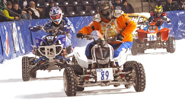 Professional ice racing returns to the ShoWare Center in Kent on Dec. 14.