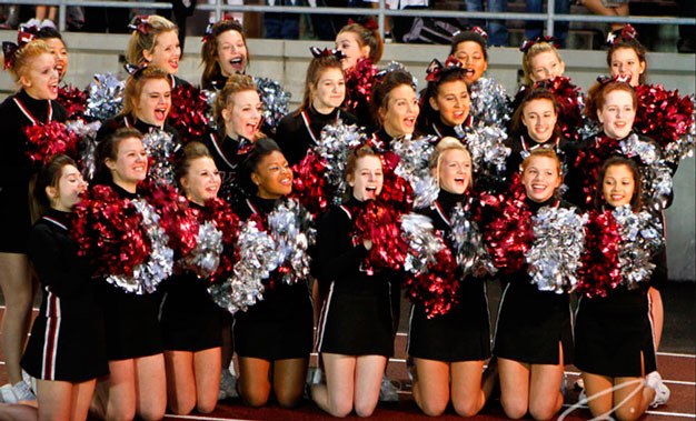 Kentlake High School cheerleaders.