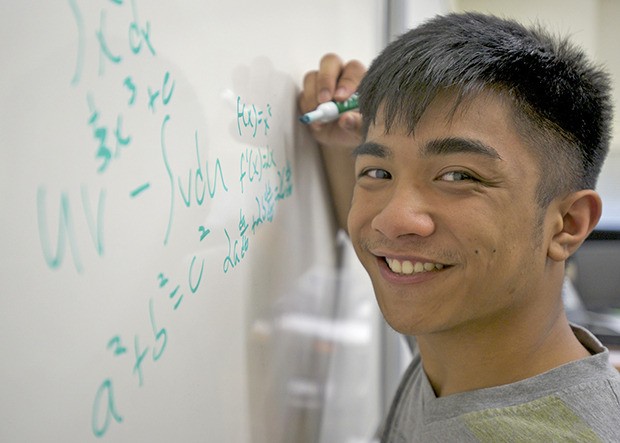 Jacob Llavore let his talent with mathematics guide him to high school success and an interest in aerospace engineering.