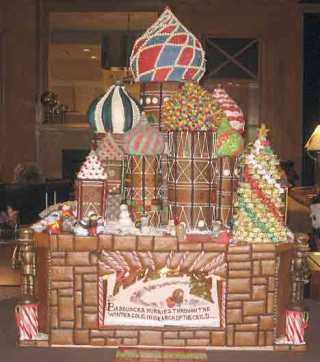A GINGERBREAD WONDERLAND — Pictured is a Russian confection created for last year's Gingerbread Village at Sheraton Seattle