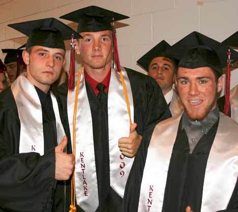 These Kentlake graduates were ready for their diplomas Saturday at the ShoWare Center in Kent.