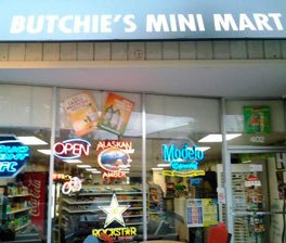 Butchie's Mini Mart celebrates its grand opening Tuesday in downtown Kent.