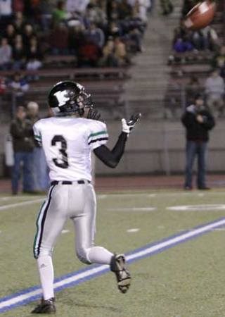 Kentwood wide receiver Robbie Morris was all alone for this reception