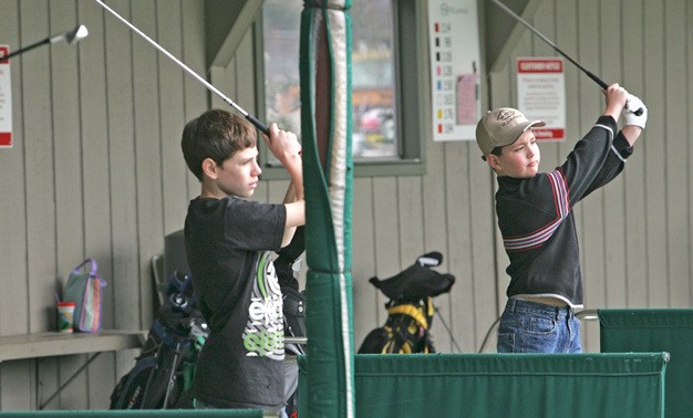 The driving range at Kent's Riverbend Golf Complex is open again after the January ice storm destroyed the netting around the range.