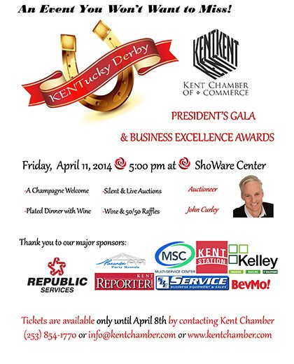 Kent Chamber President’s Gala comes to the ShoWare Center.