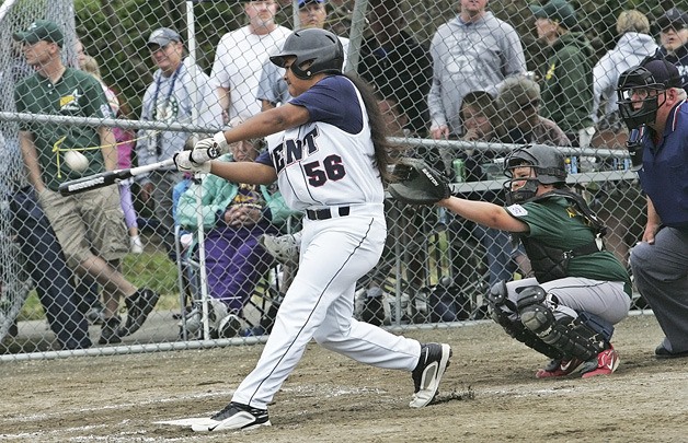 Kent Little League's Christian Palaita hits a grand slam in the 2nd Friday
