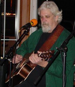 Steve Beck performs at a recent open mic session at the Golden Steer restaurant in Kent.