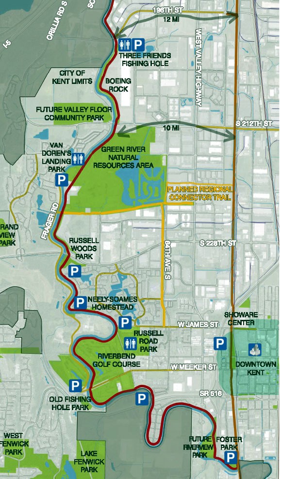The proposed Valley Loop Trail.