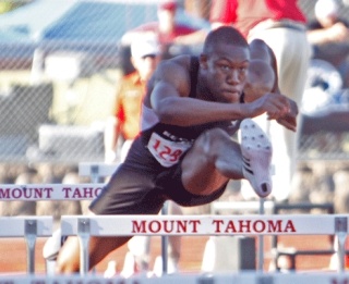 Kentwood's Steven Warner turned it up a notch Friday afternoon at the Class 4A state track and field meet. The Eastern Washington University-bound senior blistered the Mount Tahoma High oval