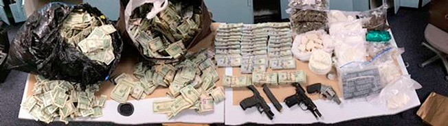 A Kent Police drug bust in February in Renton that included $400
