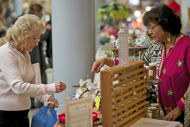 The 28th annual Holiday Craft Market at the Kent Senior Activity Center unfolded last weekend. The market included a creative gift boutique and juried show featuring 70 booths of handcrafted gifts. Proceeds benefitted programs and services of the senior center.