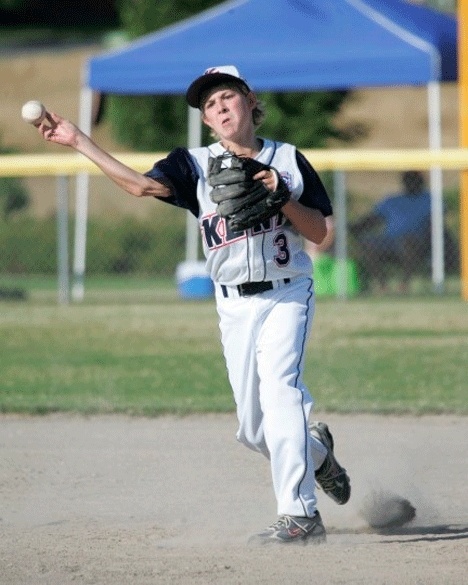 Kramer Sims delivered big for the Kent 11 and 12-year-old Little League All-Star team during the district tournament