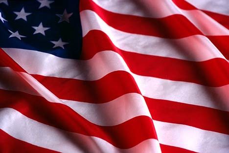 The stars and stripes of our American flag.