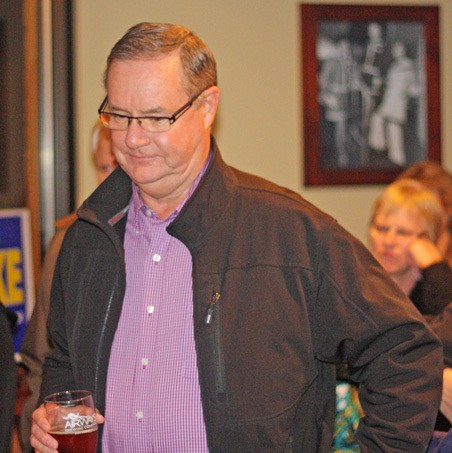 Ken Sharp attends Kent Mayor Suzette Cooke's Election Night party at Airways Brewery and Tap Room. Sharp defeated Bailey Stober to earn a Kent City Council seat.