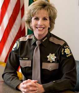 King County Sheriff Sue Rahr will resign March 31 to take a new job.