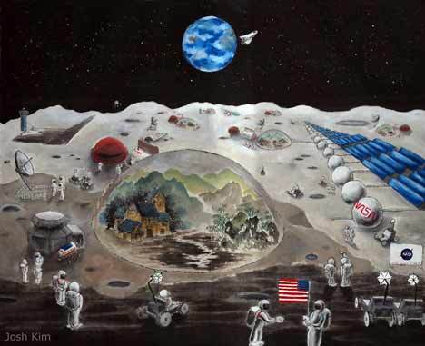 Mountain View Academy student Josh Kim was a winner in the NASA Lunar Art Contest