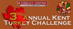 The Turkey Challenge among businesses raises money and food for the Kent Food Bank.