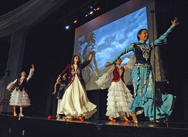Students perform traditional dances at the conclusion of the GRCC SUSI program