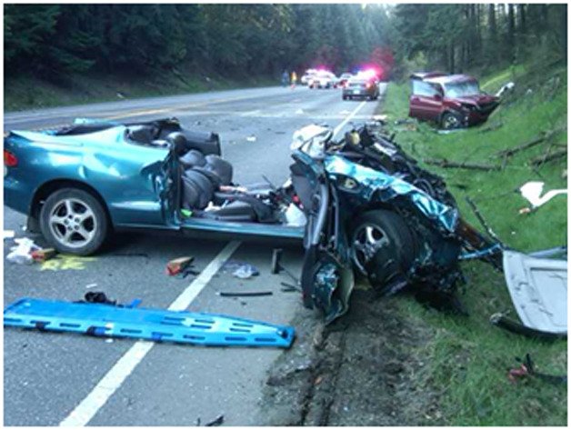 A Covington man died when his car was hit head-on by a reckless driver Saturday