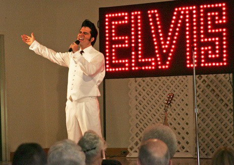 Danny Vernon performs at his Illusion of Elvis show last year at the Kent Senior Center. Vernon returns to the senior center March 25 for two shows.