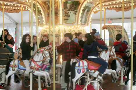 The Morford Family Carousel opens for the holiday season Nov. 27.