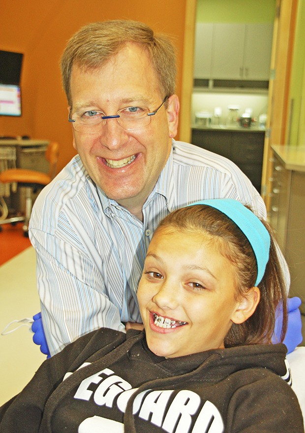 Dr. Robert Haeger helped bring a confident smile to Bianka Anderson.