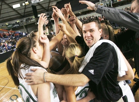 Keith Hennig guided the Kentwood girls basketball team to a 28-1 record and a Class 4A state title in the winter.