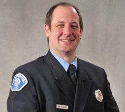 Kent firefighter Bob Schmidt.