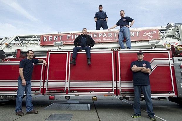 Poised and ready: From left