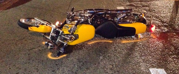 A Kent man driving this motorcycle was killed Monday night in Kent after a collision with a van along South 212th Street.