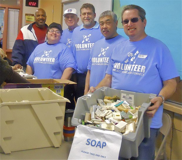 Volunteers from Machinists Union District Lodge 751 – including