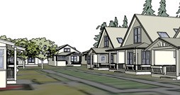 A Kent developer has dropped plans to build cottage houses similar to these on the East Hill.