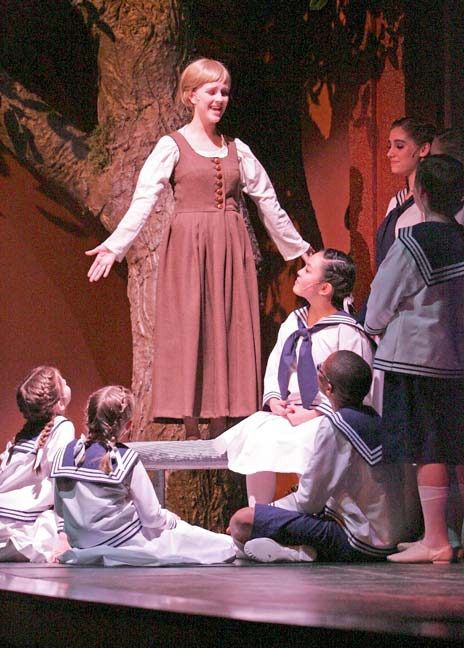 Kentridge High School’s Natalie Lawrence plays the role of “Maria Rainer” in a dress rehearsal of 'The Sound of Music.' The school's drama club presents 'The Sound of Music' April 21-24 and April 28 to May 1.
