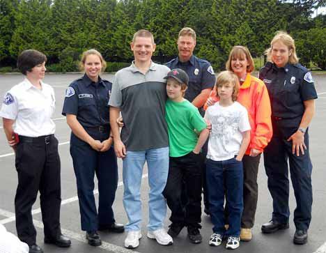 Paramedics and firefighters