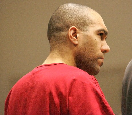 William L. Phillip Jr. enters a not guilty plea March 21 in Kent to a first-degree murder charge in connection with the death of Seth Frankel.