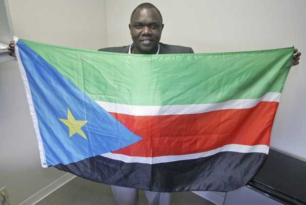 Vincent Oywak travels to the Republic of South Sudan for his work as a manger for Sudan Microfinance Institution.