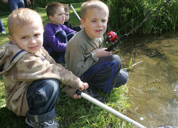 Kent's annual free fishing day for children ages 14 and younger is May 19 at the Old Fishing Hole Park.