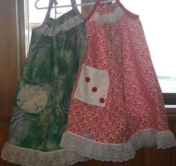 Volunteers made sun dresses like these at the first Dress a Girl Program presented by Soroptimist International of Kent.