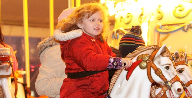 Kent's holiday carousel is open through Dec. 24 at Town Square Plaza.