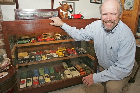 Kent resident Dennis Kent displays his model car collection last year before The Greater Seattle Toy Show. The show returns May 7 to the Kent Commons.