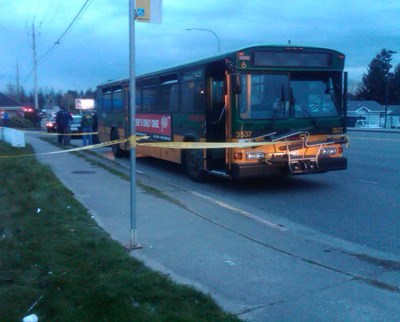 Kent police officers are investigating a shooting on a Metro bus at about 6 p.m. Wednesday